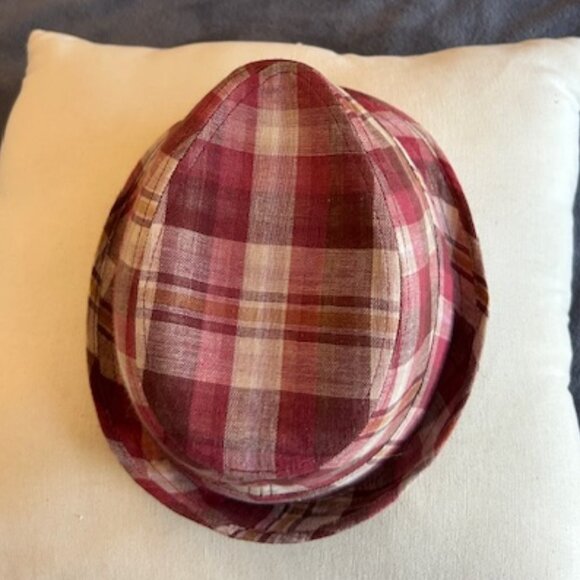 FINAL PRICE:  VINTAGE Red Ben Sherman UK Fedora - Picture 3 of 8